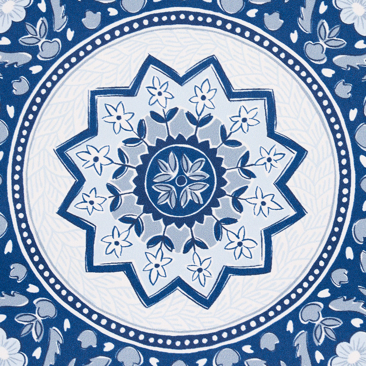 MONTECITO MEDALLION | INDIGO