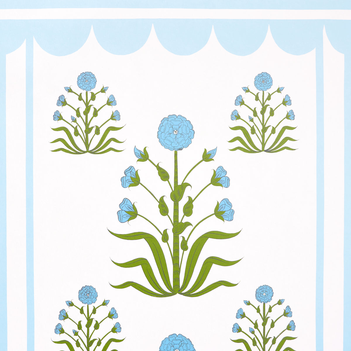 ROYAL POPPY PANEL A | Blue