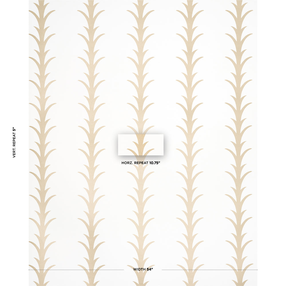 ACANTHUS STRIPE | Gold On Ivory