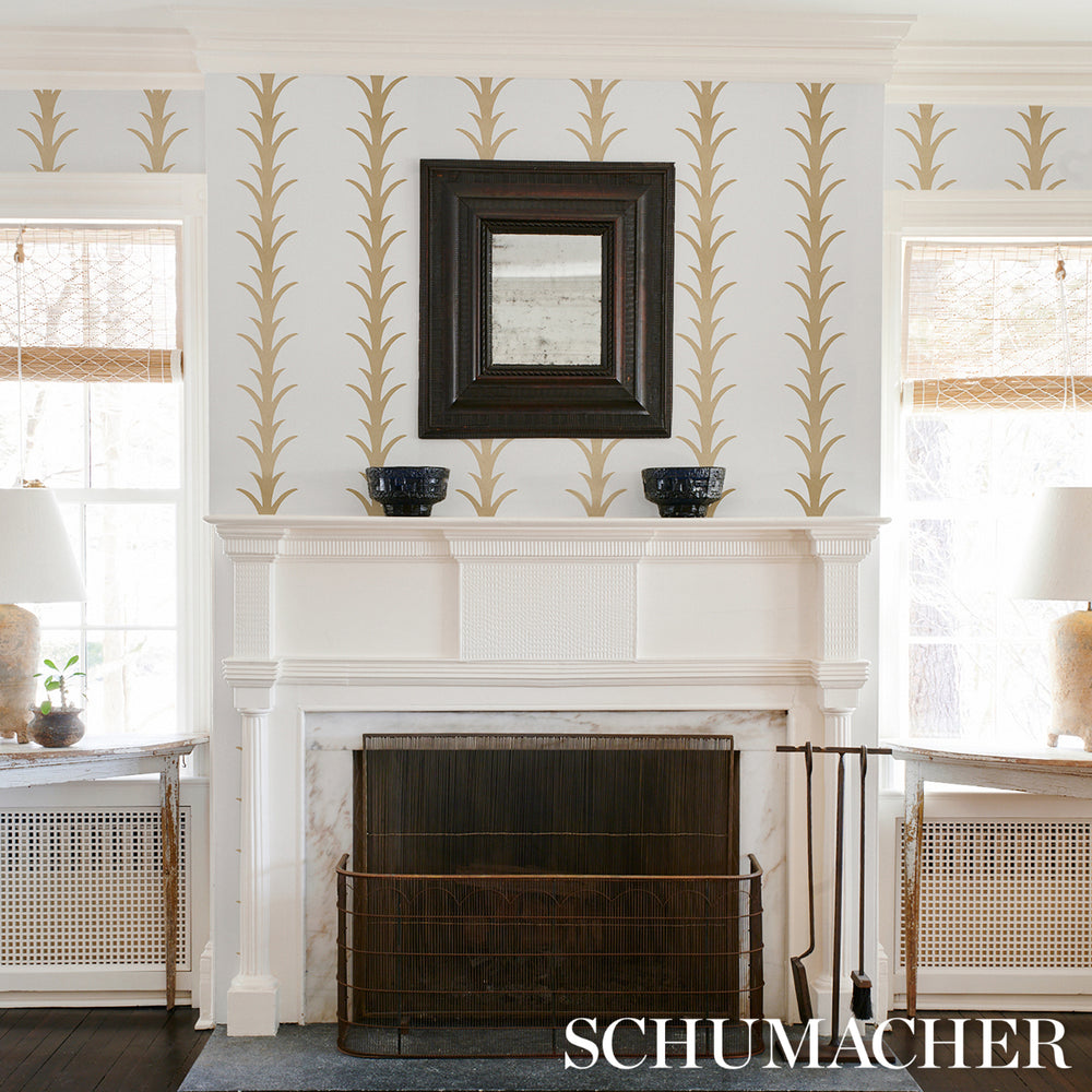ACANTHUS STRIPE | Gold On Ivory