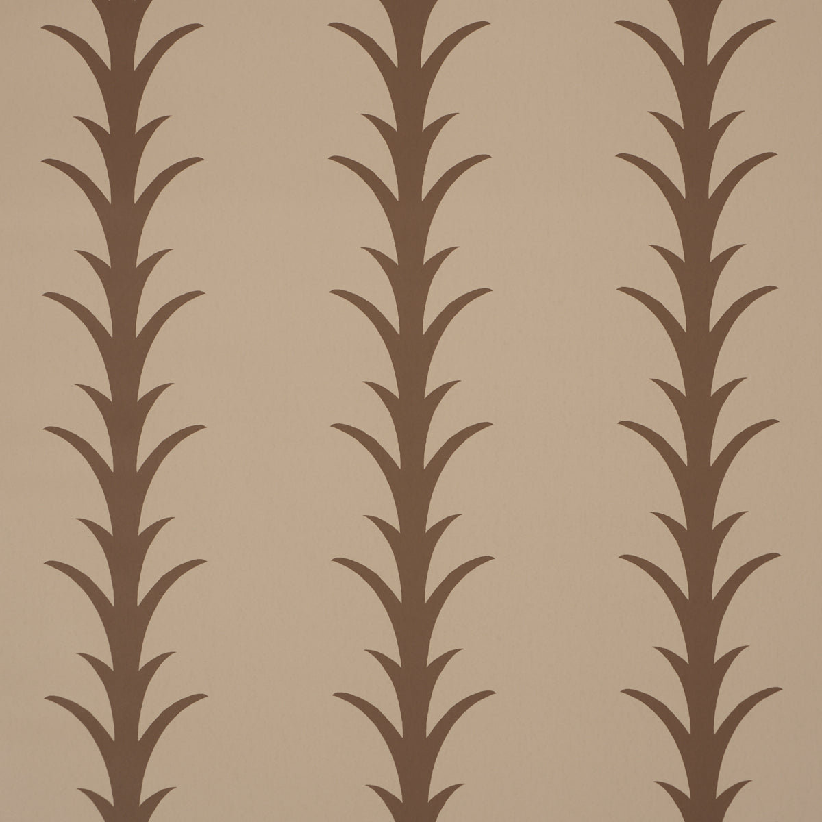 ACANTHUS STRIPE | Brown On Beige