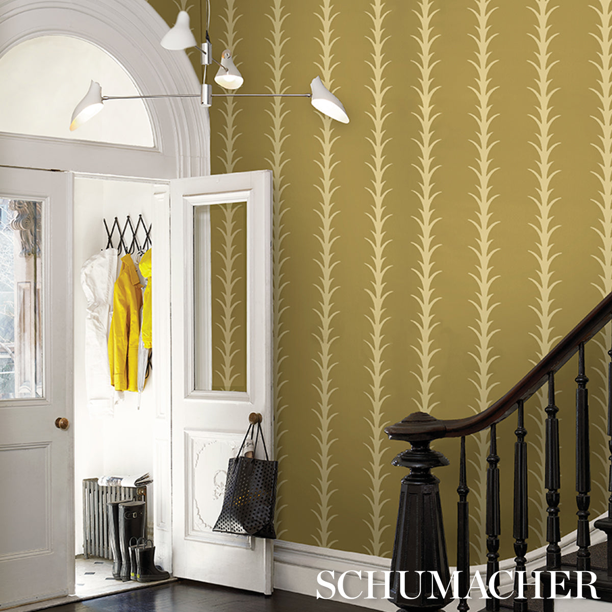 ACANTHUS STRIPE | Anis On Chartreuse