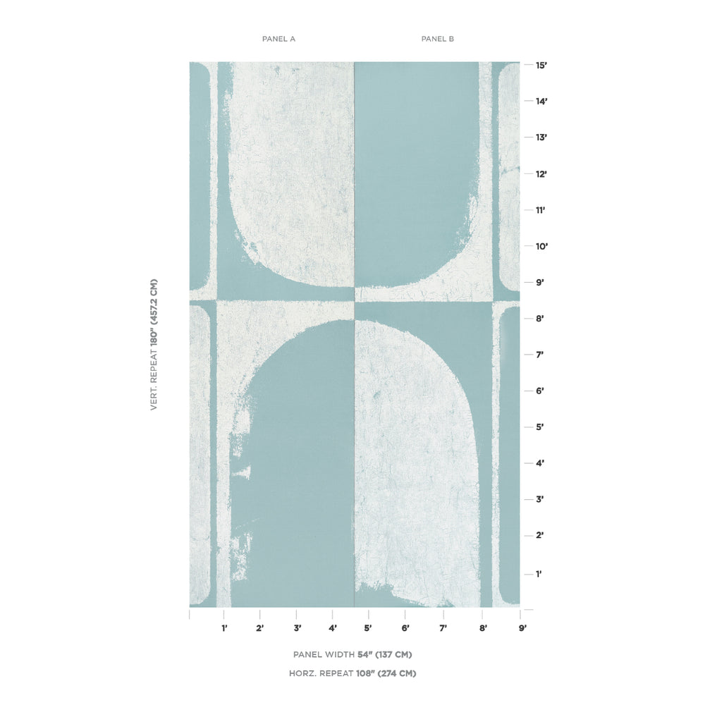 THE CLOISTERS PANEL SET | Soft Blue