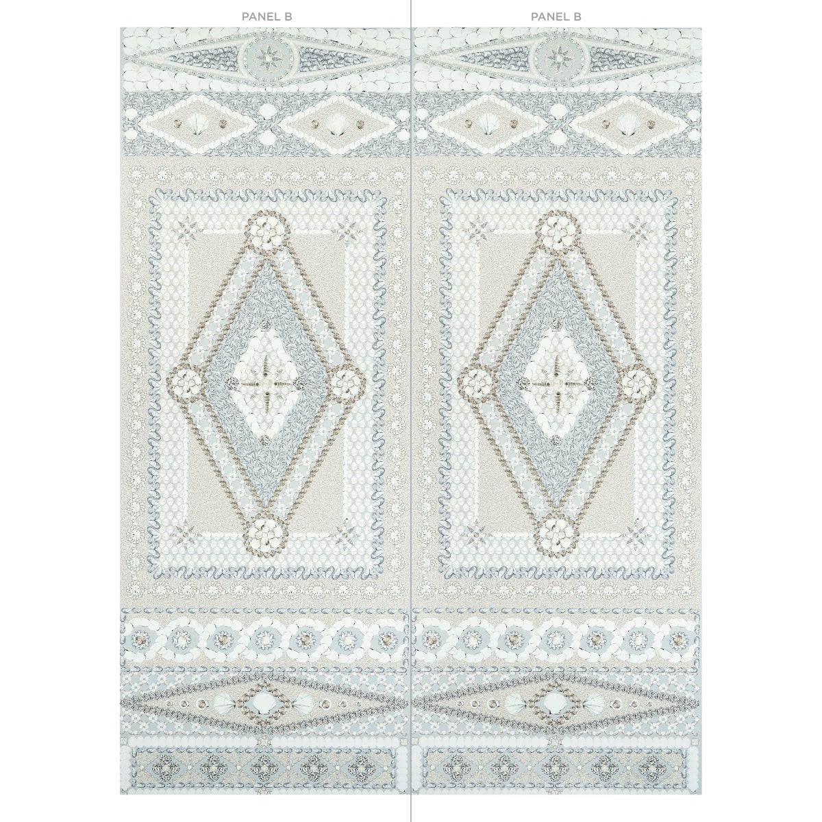 SHELL GROTTO PANEL B | Seafoam