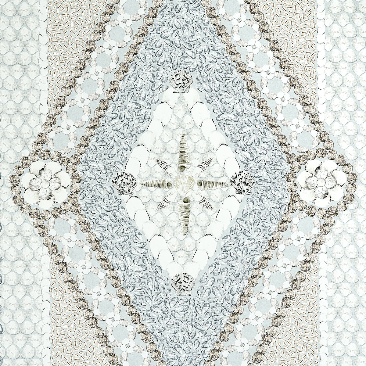 SHELL GROTTO PANEL B | Seafoam