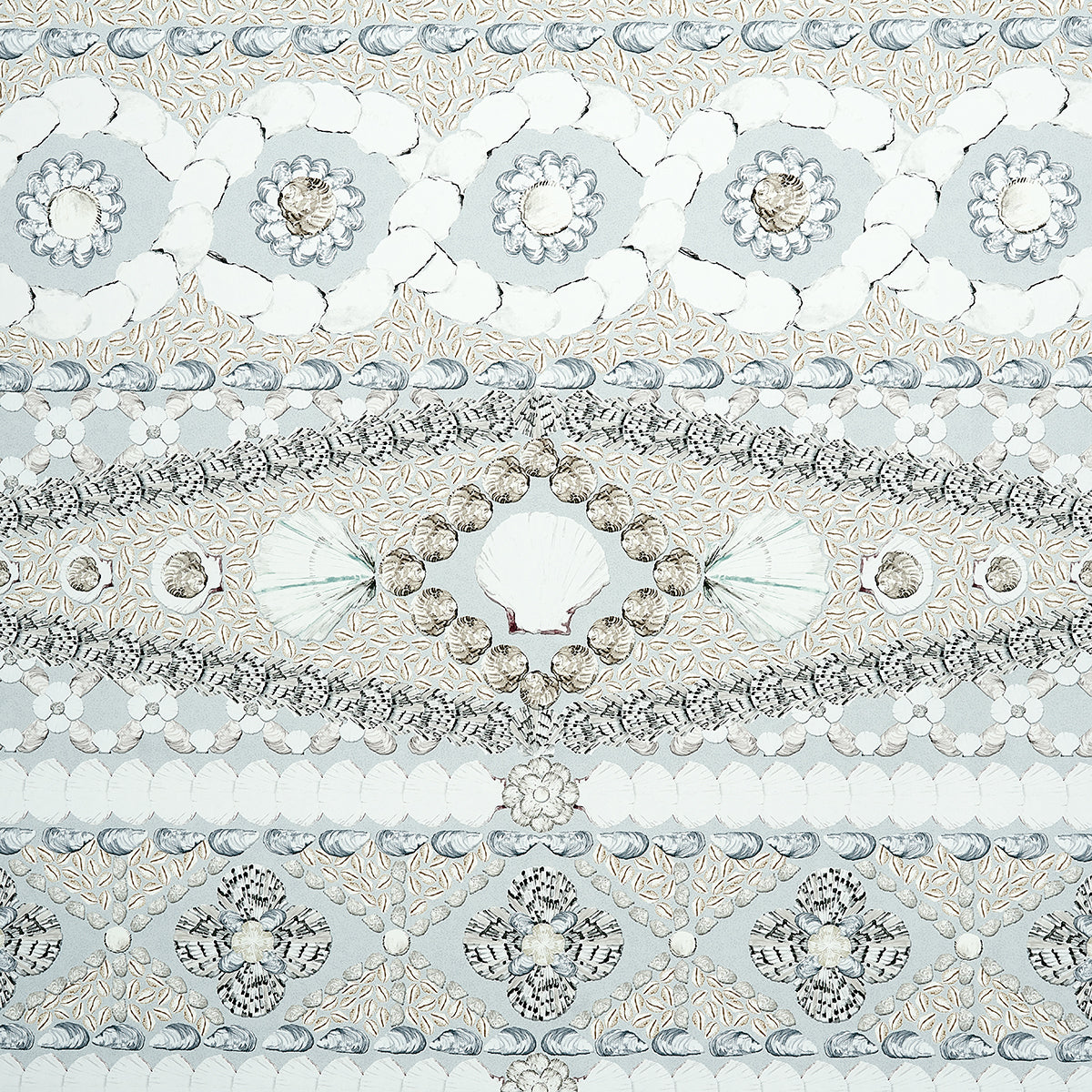 SHELL GROTTO PANEL B | Seafoam