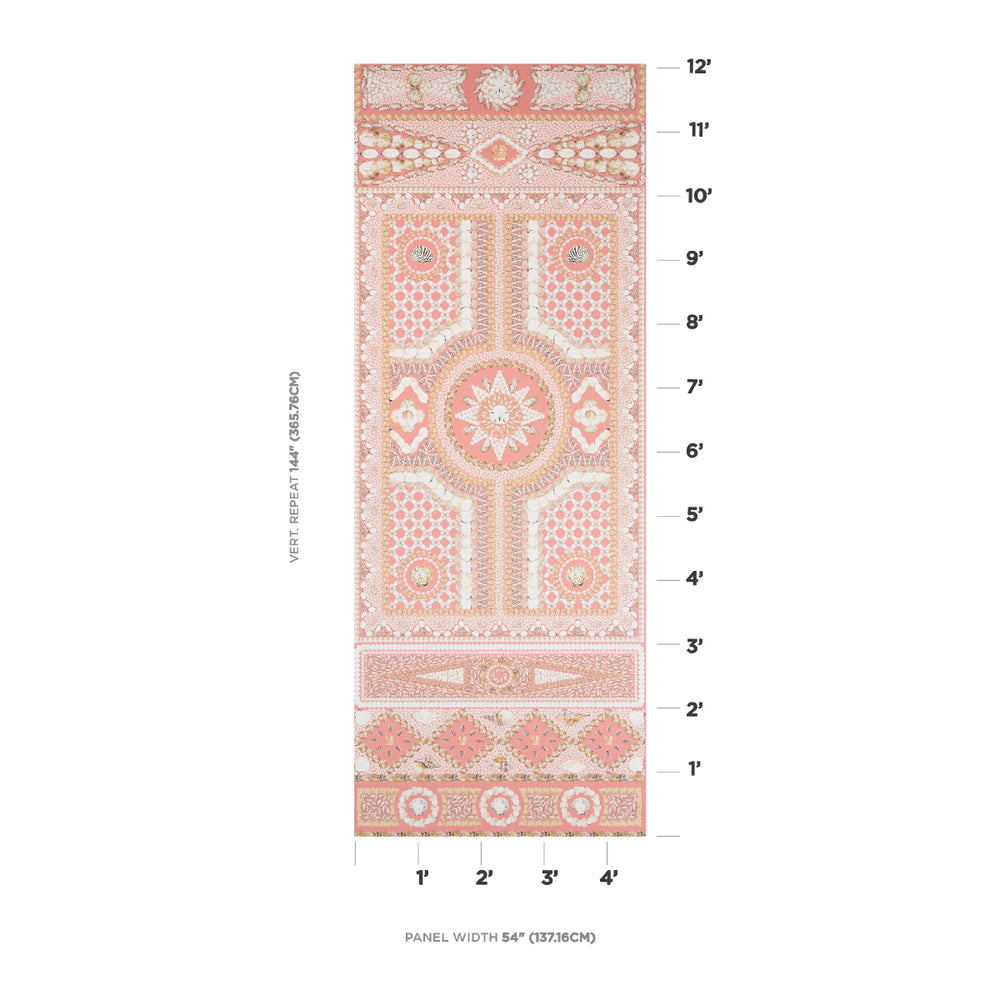 SHELL GROTTO PANEL A | Coral