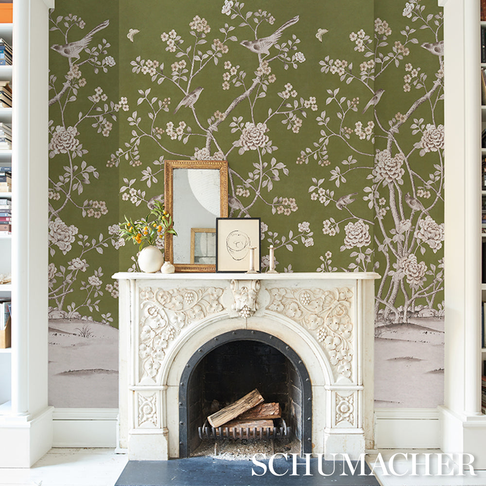 Chinois Palais Panel | Olive
