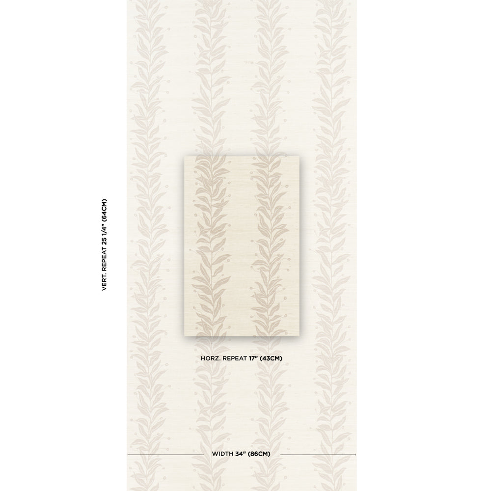 TENDRIL STRIPE SISAL | Natural