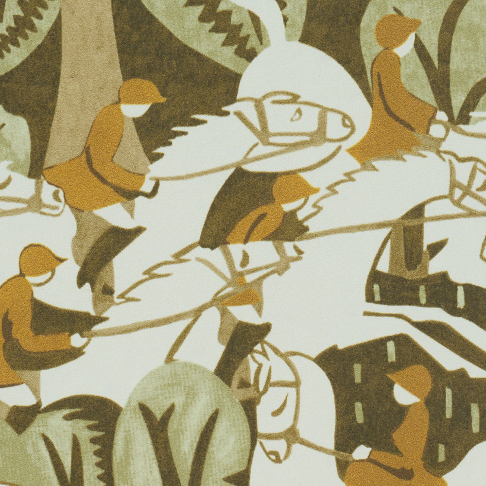Margaret Schloeman's Fox Chase | Sage & Soft Brown