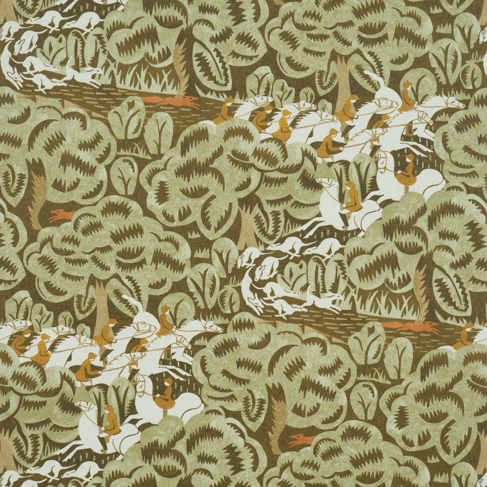 Margaret Schloeman's Fox Chase | Sage & Soft Brown