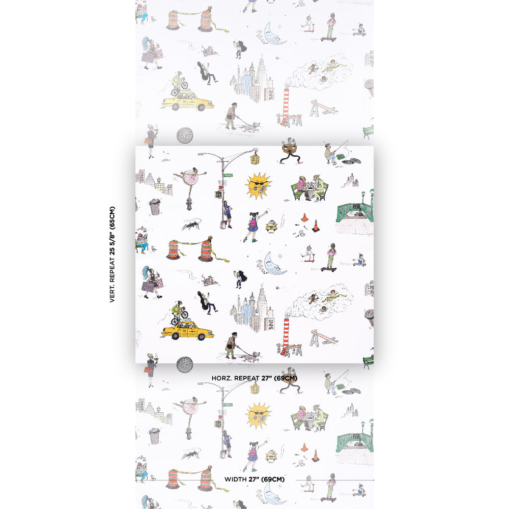 Joana Avillez's Street Scenes | Multicolor On White