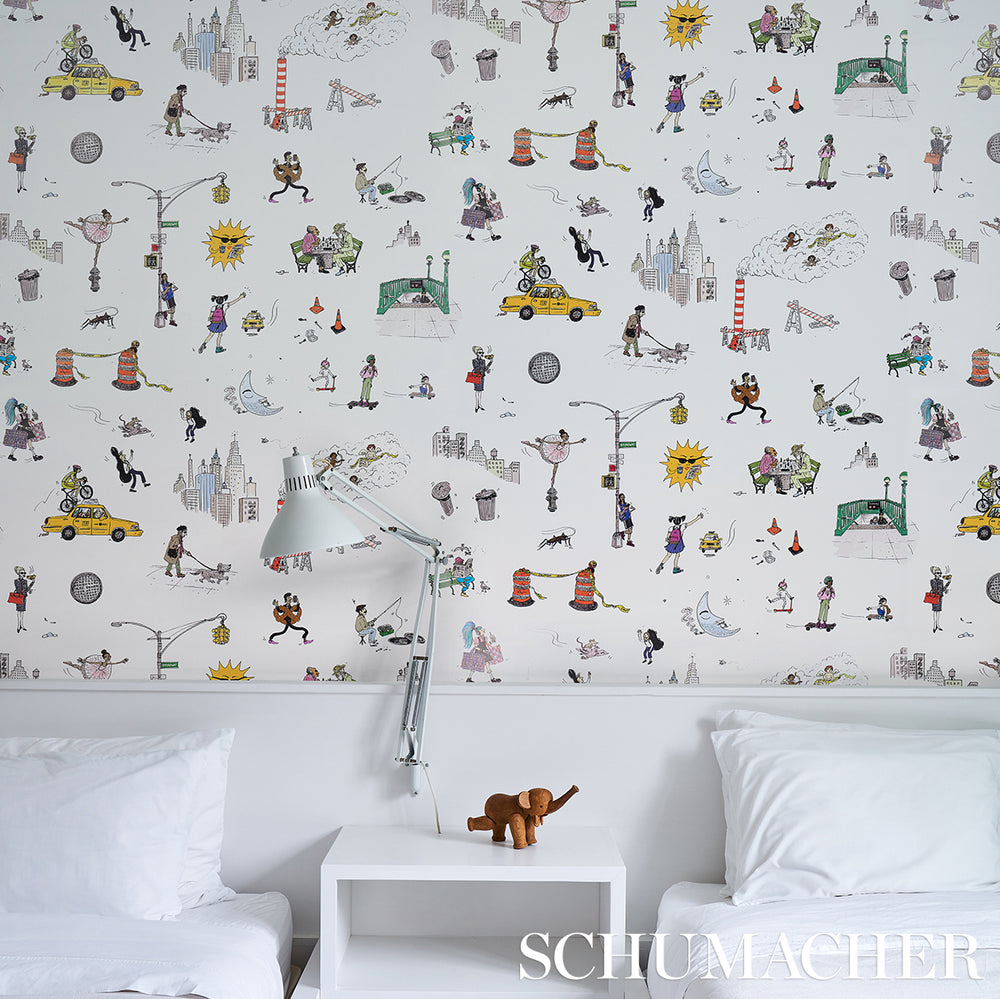 Joana Avillez's Street Scenes | Multicolor On White