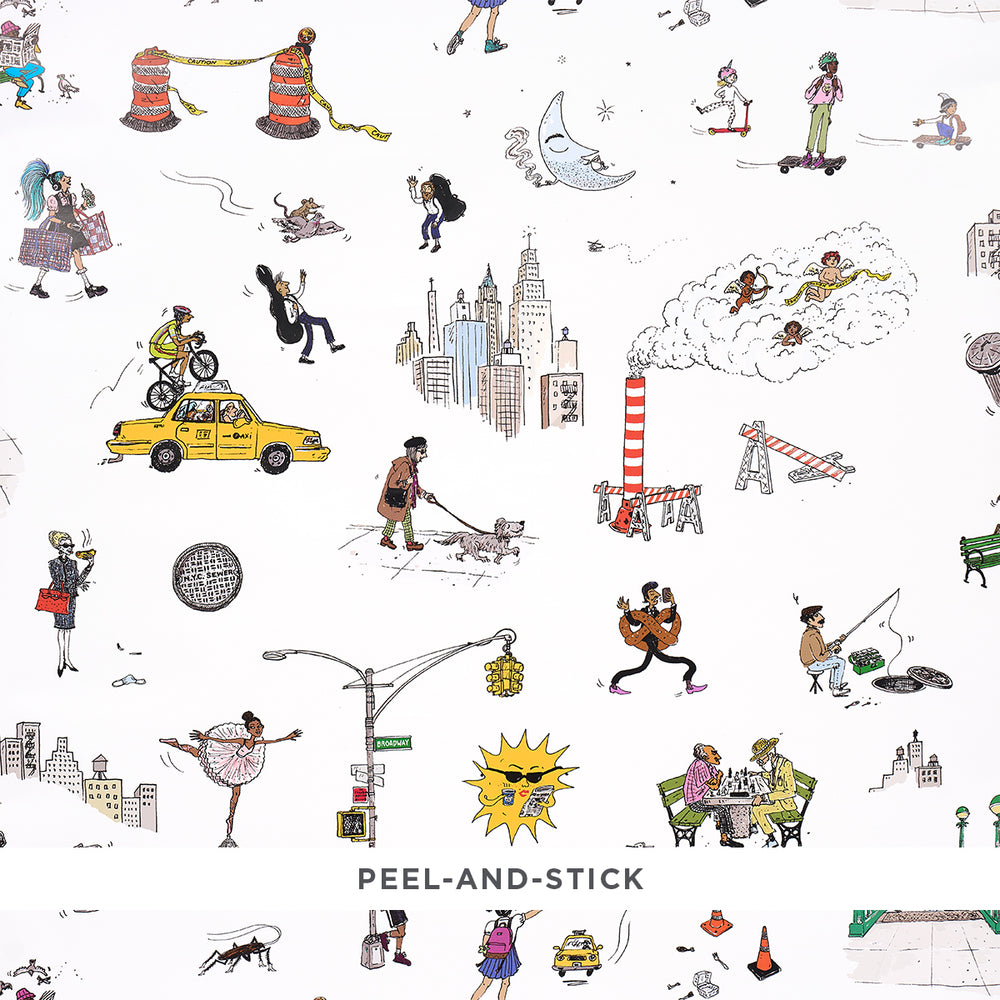 Joana Avillez's Street Scenes | Multicolor On White