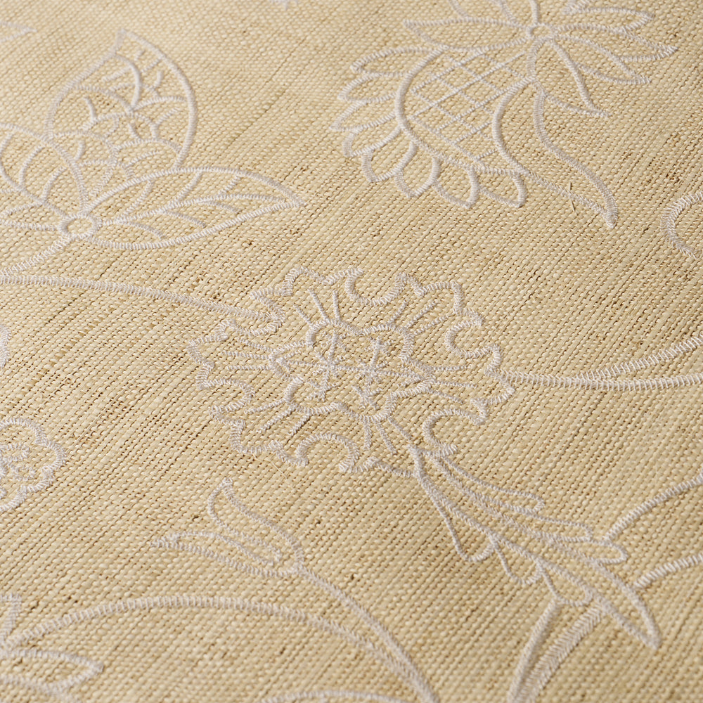 SCONSET EMBROIDERED RAFFIA | Natural