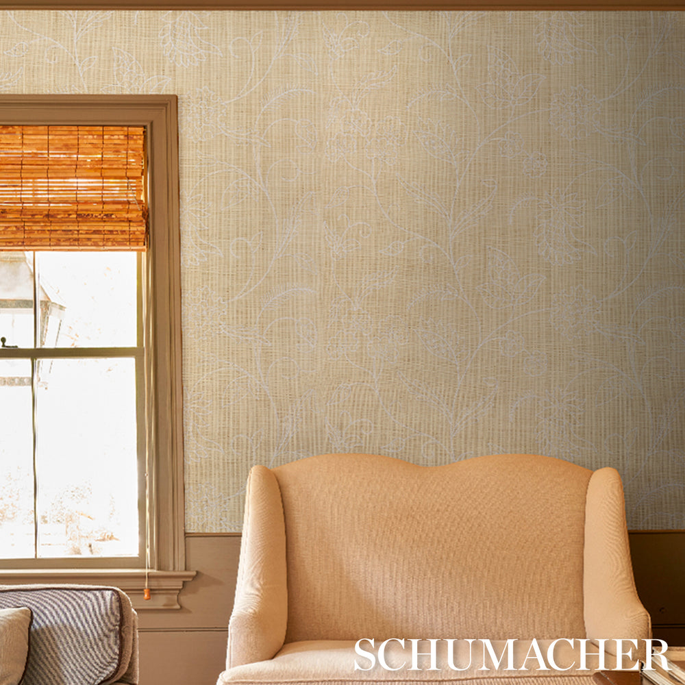 SCONSET EMBROIDERED RAFFIA | Natural