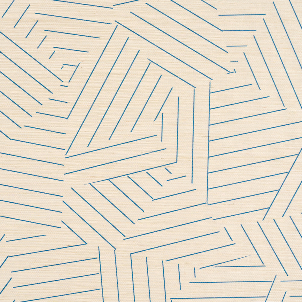 DECONSTRUCTED STRIPE SISAL | Cobalt