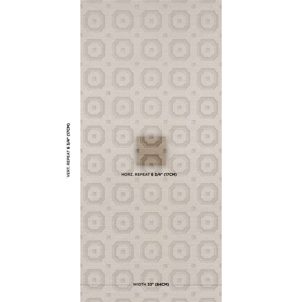 BEVELED FRAME SISAL | Sepia