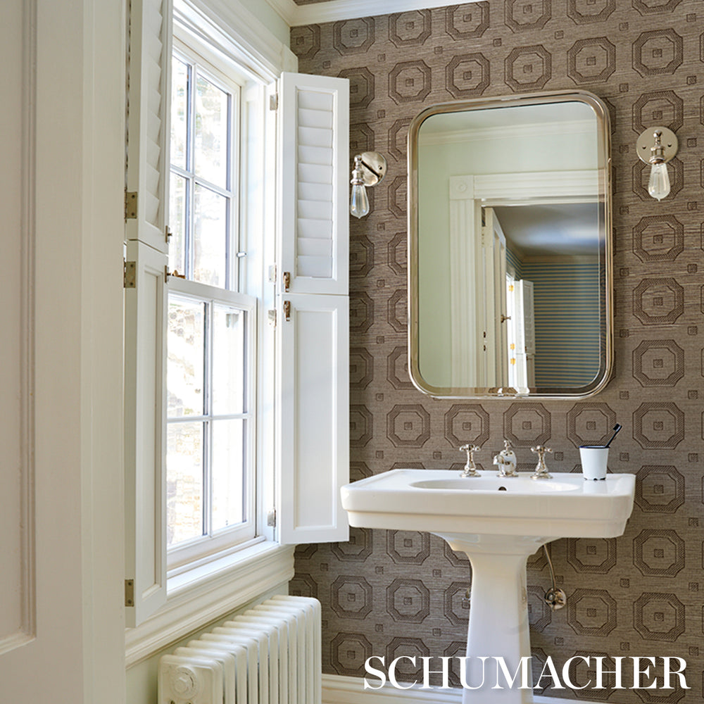 BEVELED FRAME SISAL | Sepia