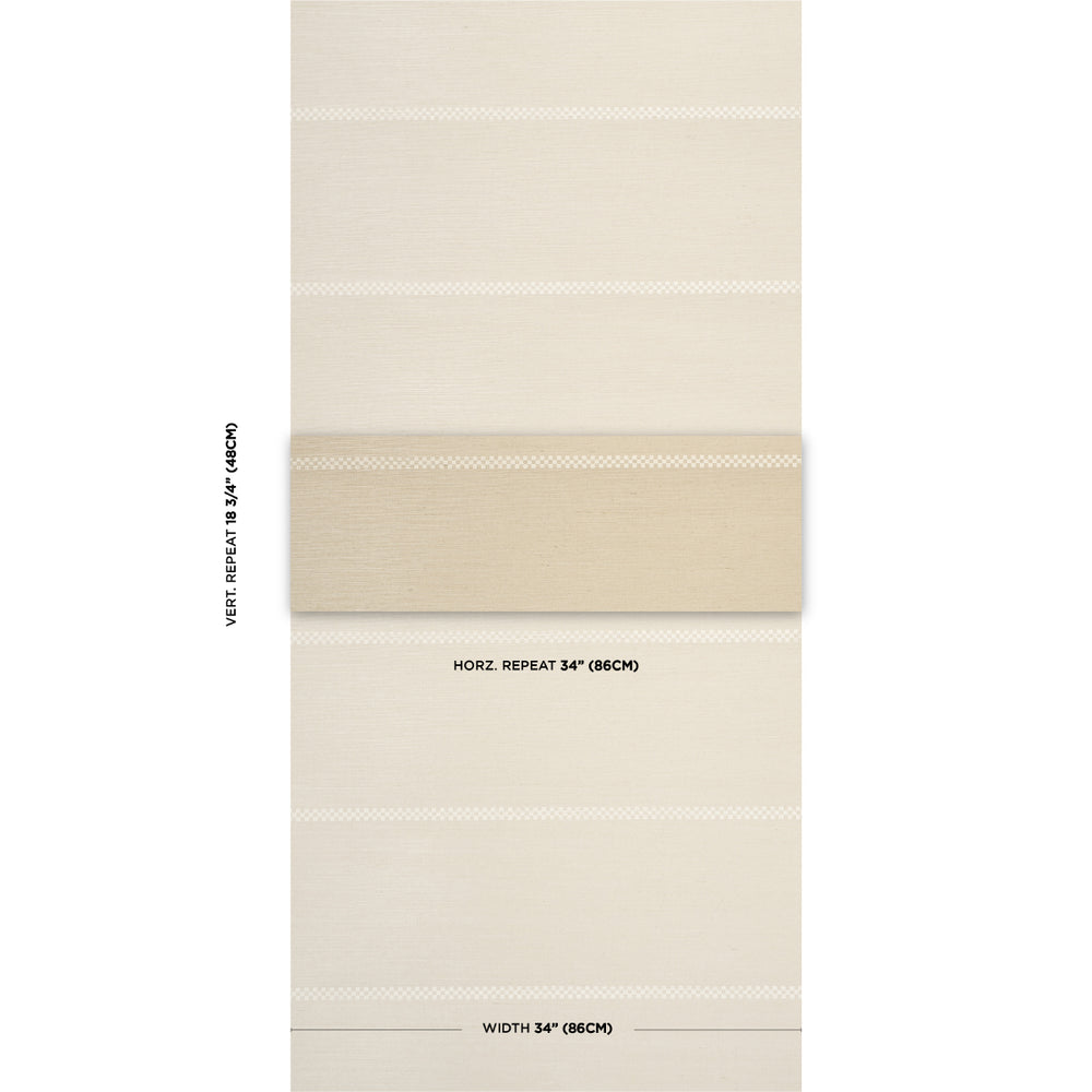 CHECKERED STRIPE SISAL | Birch