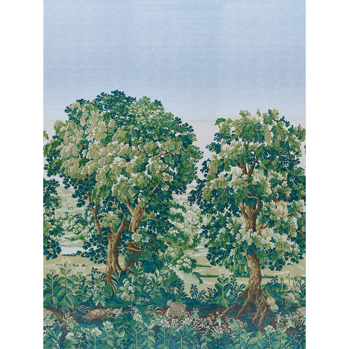 LA FORÊT 3 PANEL SET | Spring Green Forest