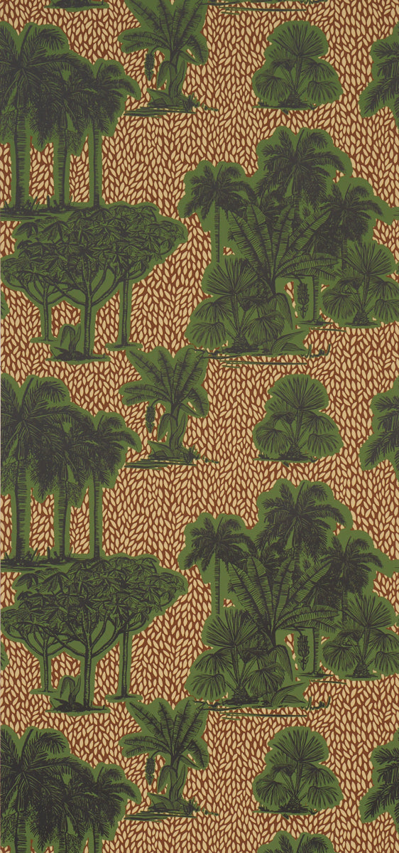 TROPICAL SAFARI PRINT | Orinoco Verdant Oasis