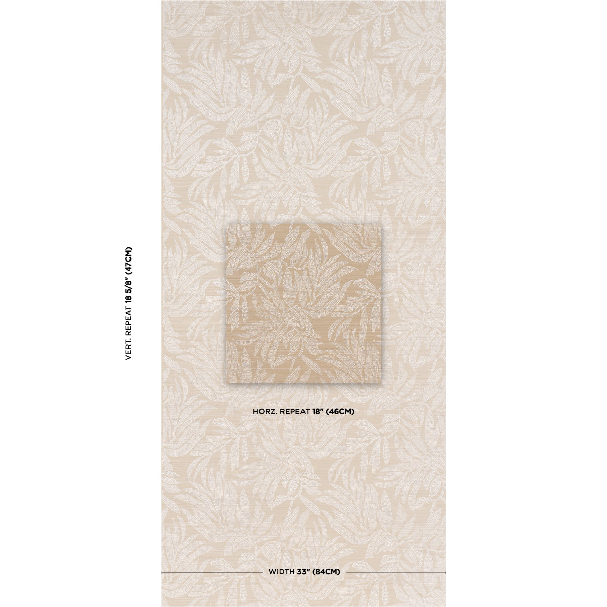 TAYRONA PALM MOSAIC SISAL | Playa Dorada Sand