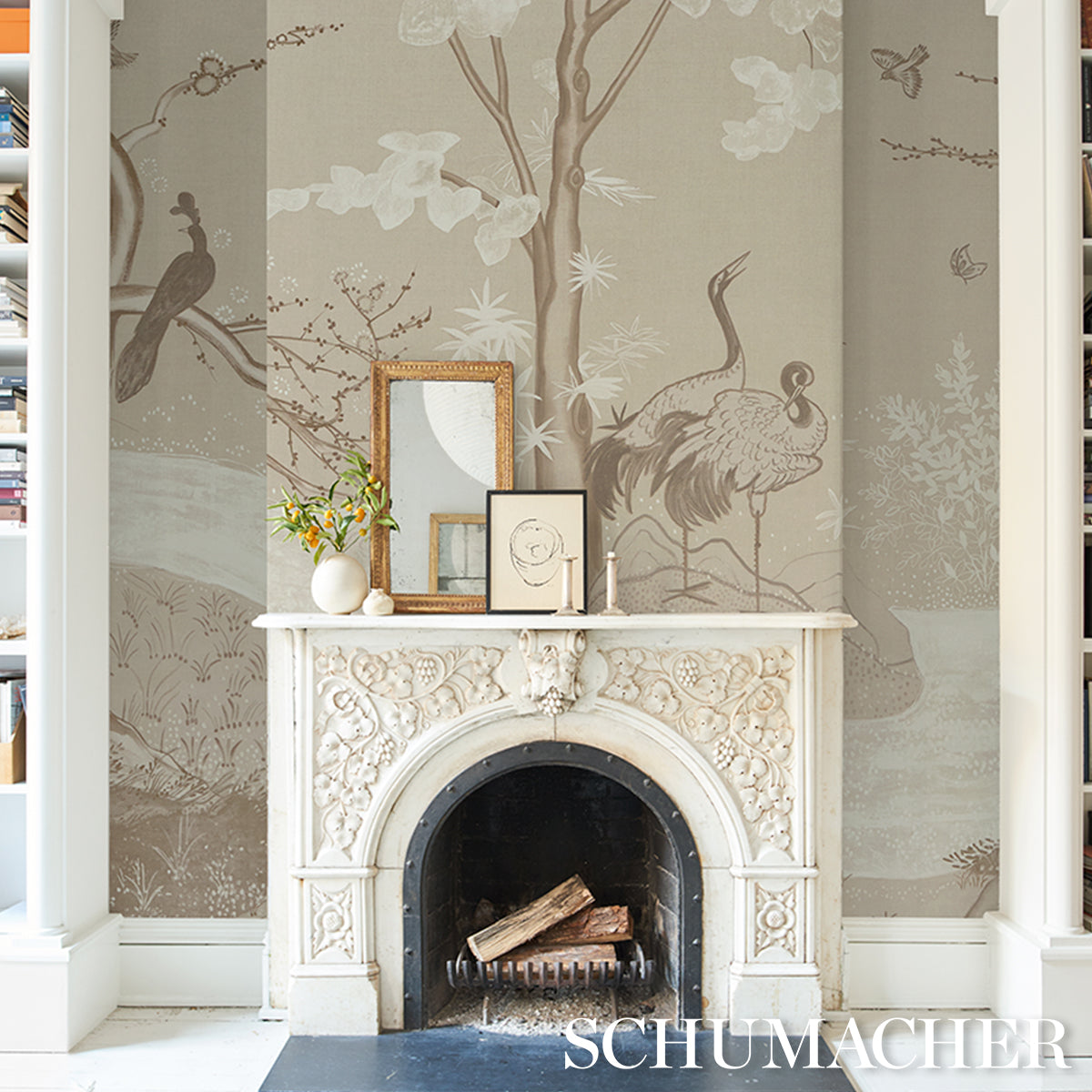 BIRDSONG 3 PANEL SET | Ivory