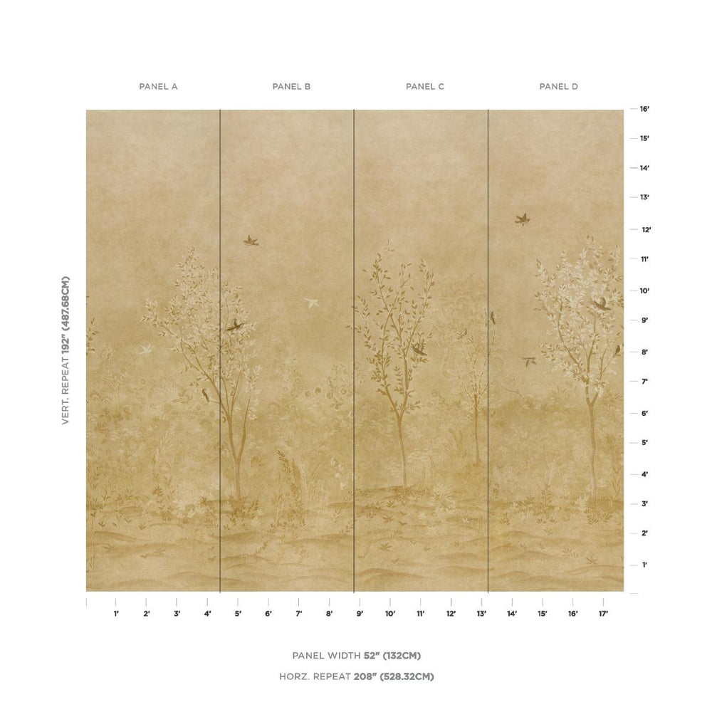 SUBLIME 4 PANEL SET | Gold