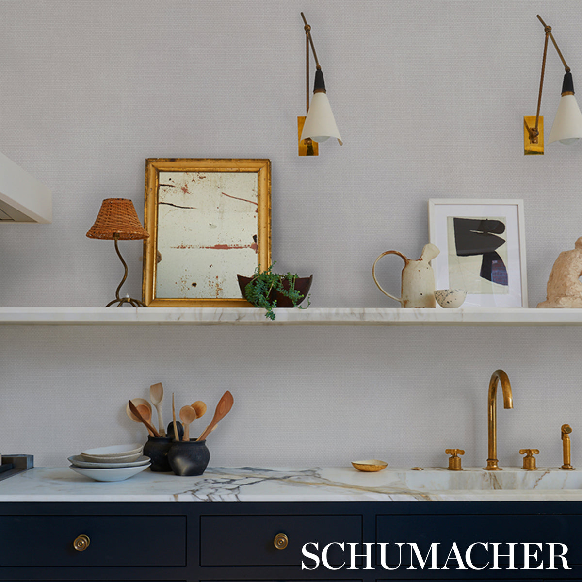 LINEN GESSO VINYL | Ivory