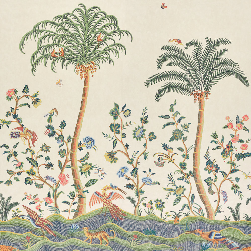 SPOTSWOOD CREWEL 2 PANEL SET | Multi