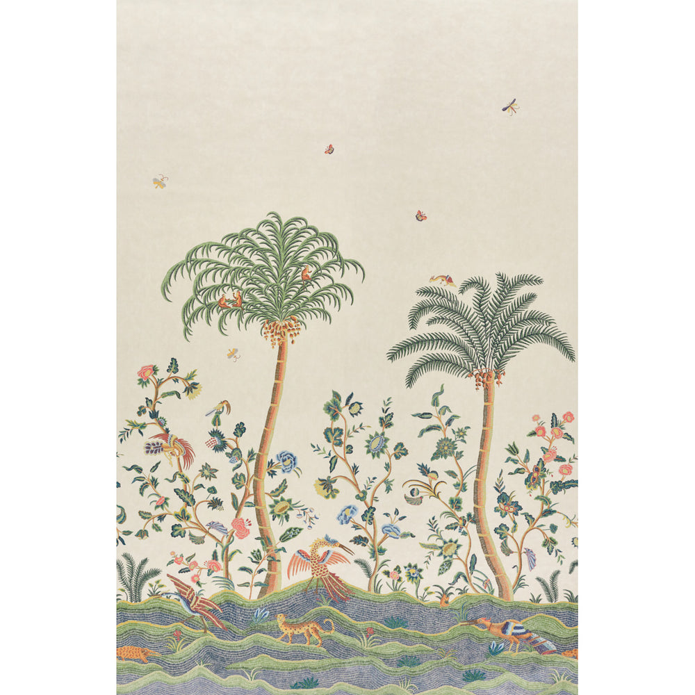 SPOTSWOOD CREWEL 2 PANEL SET | Multi