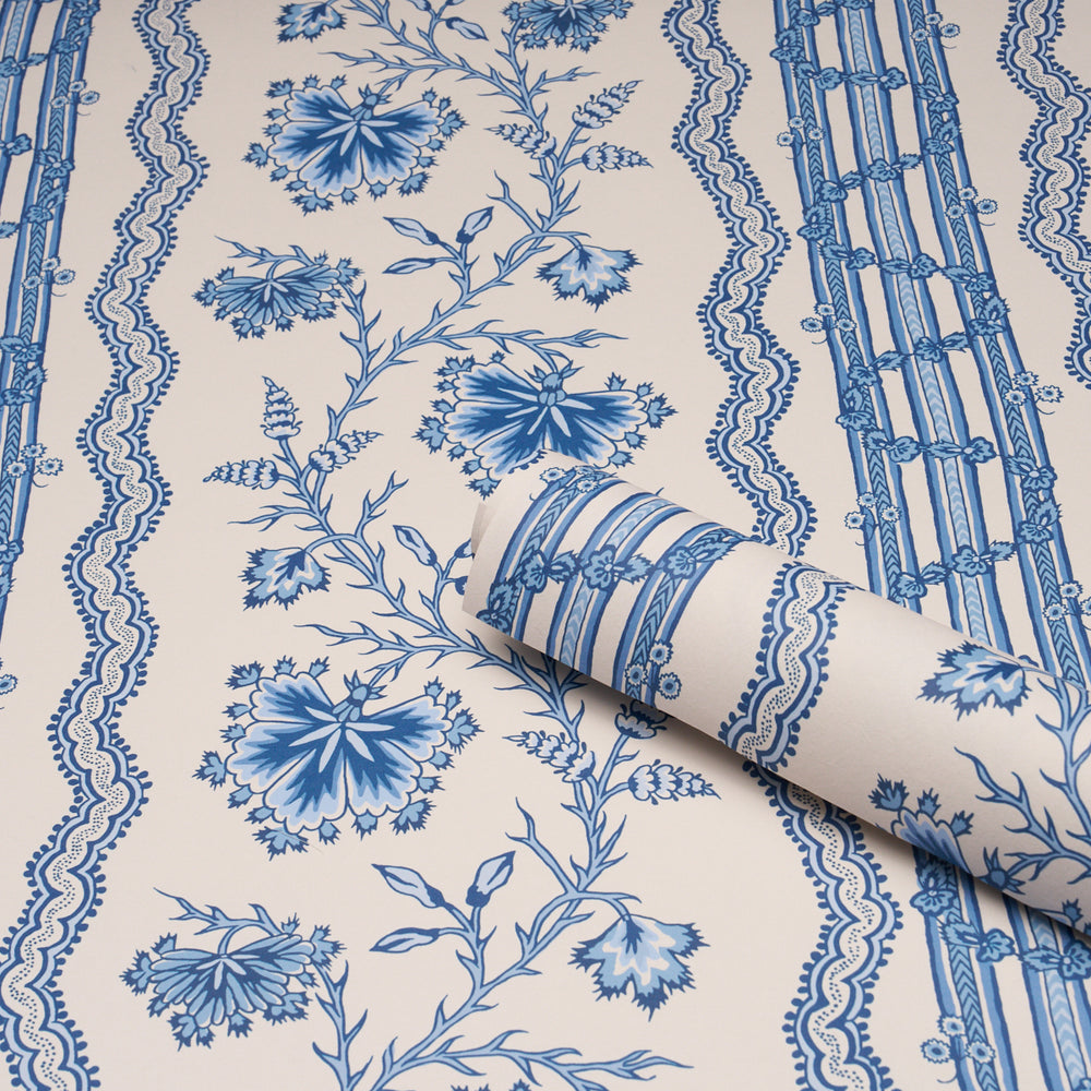 PARVATI FLORAL STRIPE | Delft