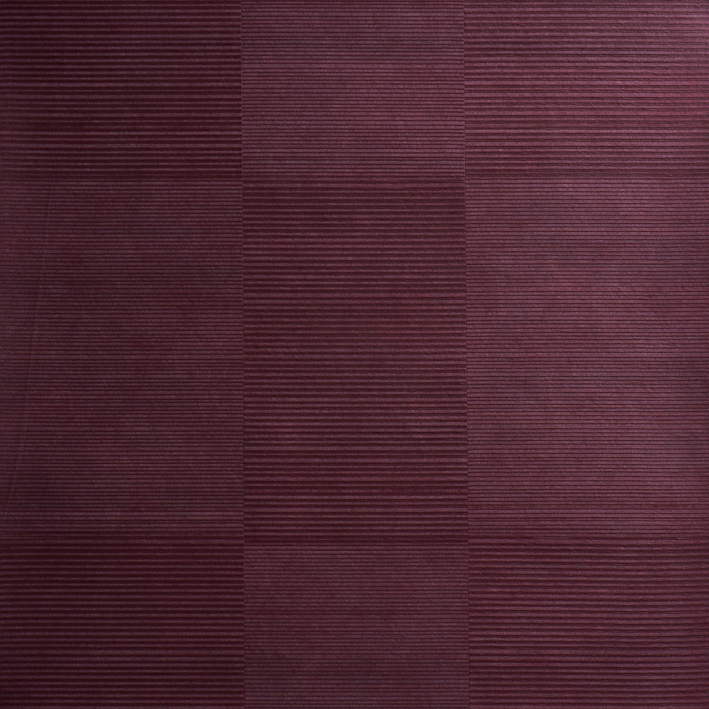Quinton Offset Rib Wallcovering | Oxblood