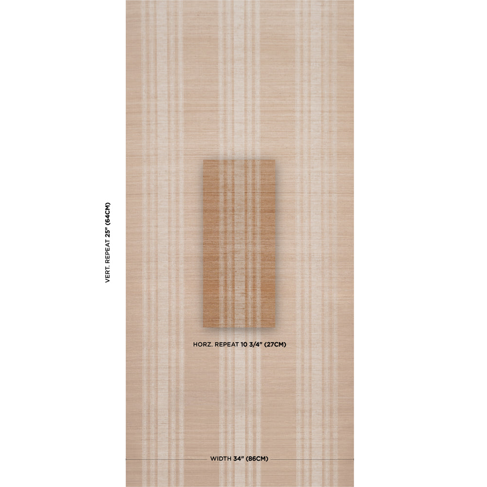 CASSIA SILK STRIPE WALLCOVERING | Neutral