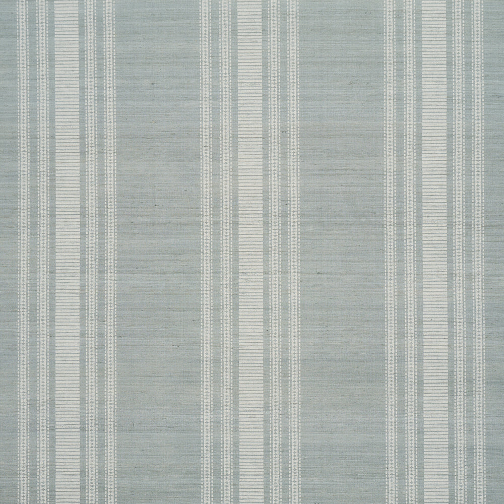 CASSIA SILK STRIPE WALLCOVERING | Sky
