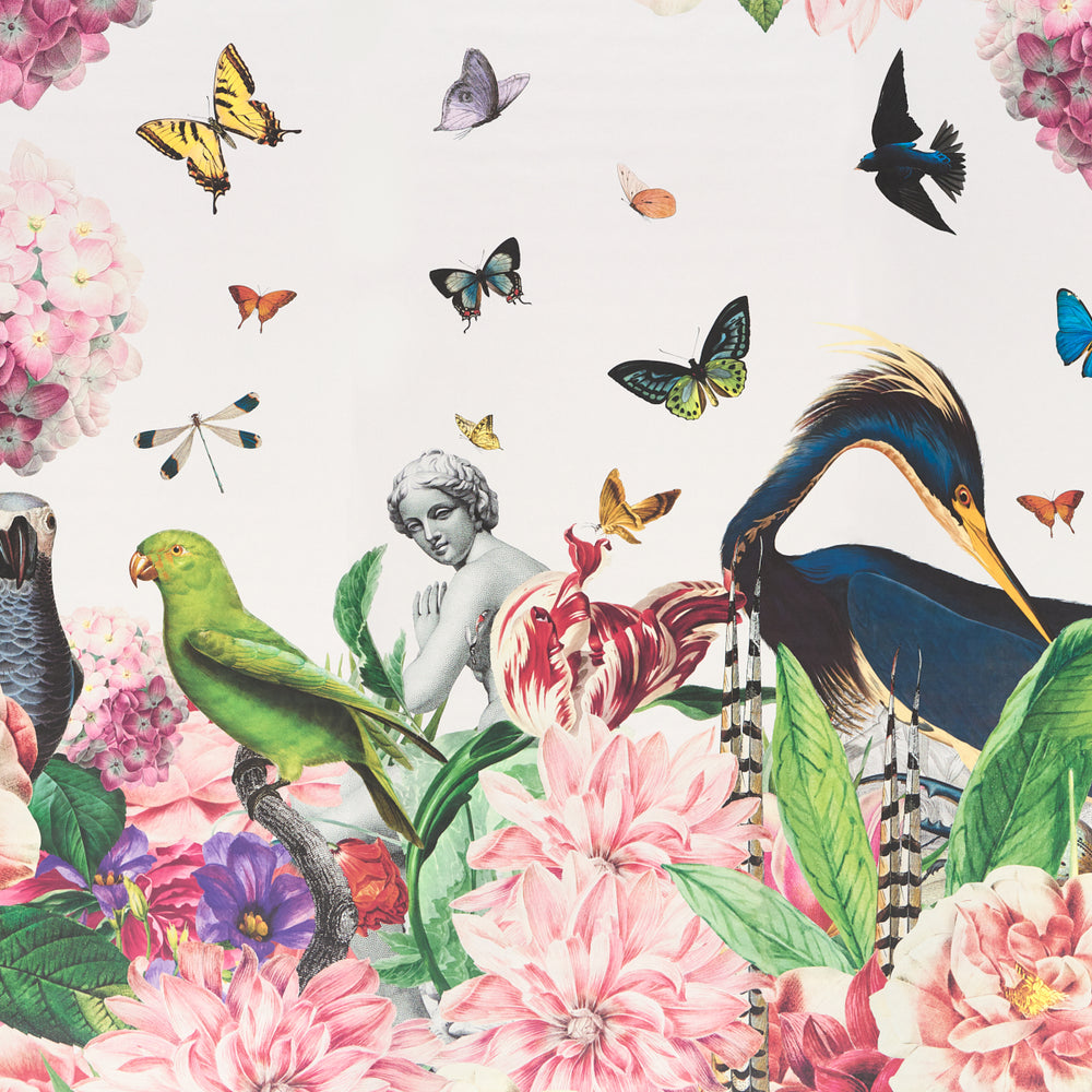 Flores Paradisi 4 Panel Set | Rose & Peony