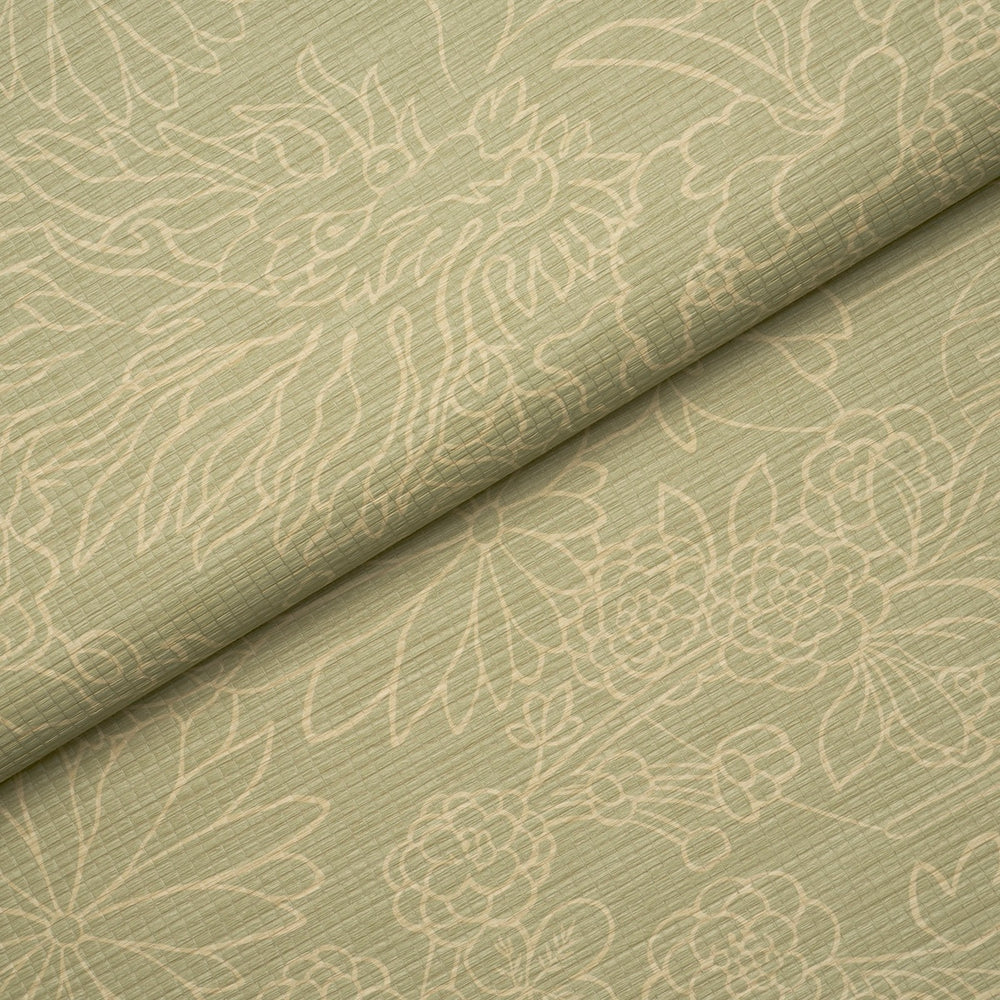 CHIANG MAI DRAGON SILHOUETTE RAFFIA | Sage