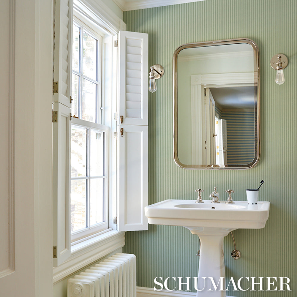 Edwin Stripe Narrow | Sage