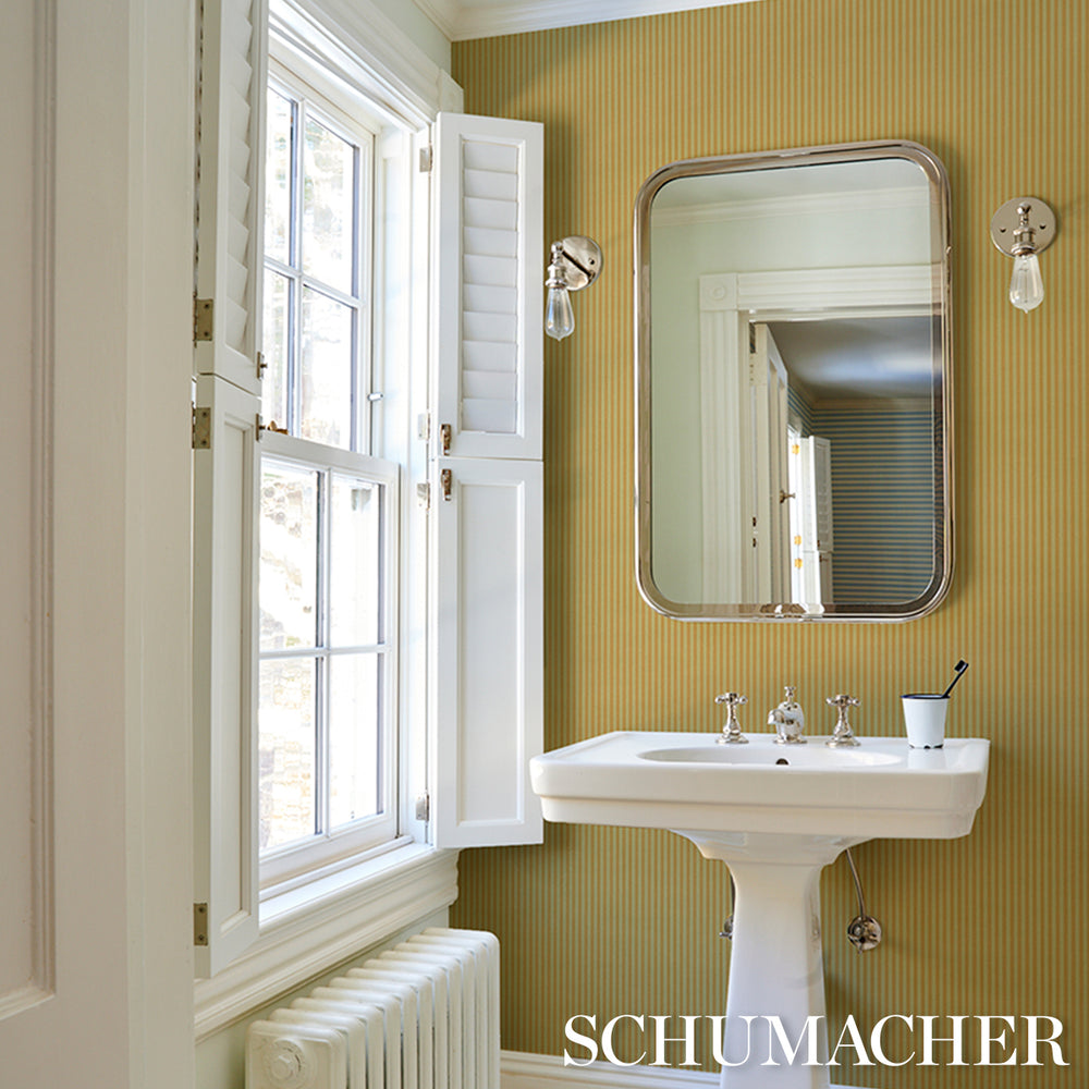 Edwin Stripe Narrow | Lemon Sage