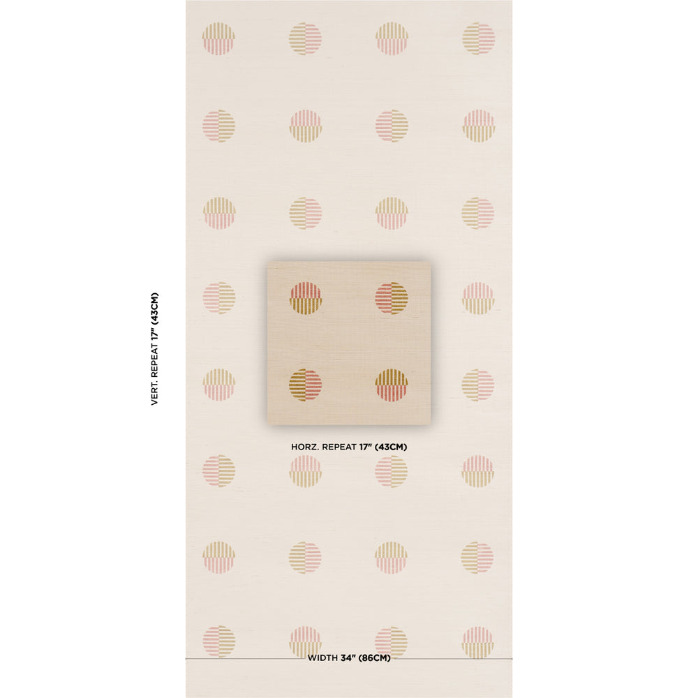 Ando Hand Blocked Sisal | Rust & Ochre