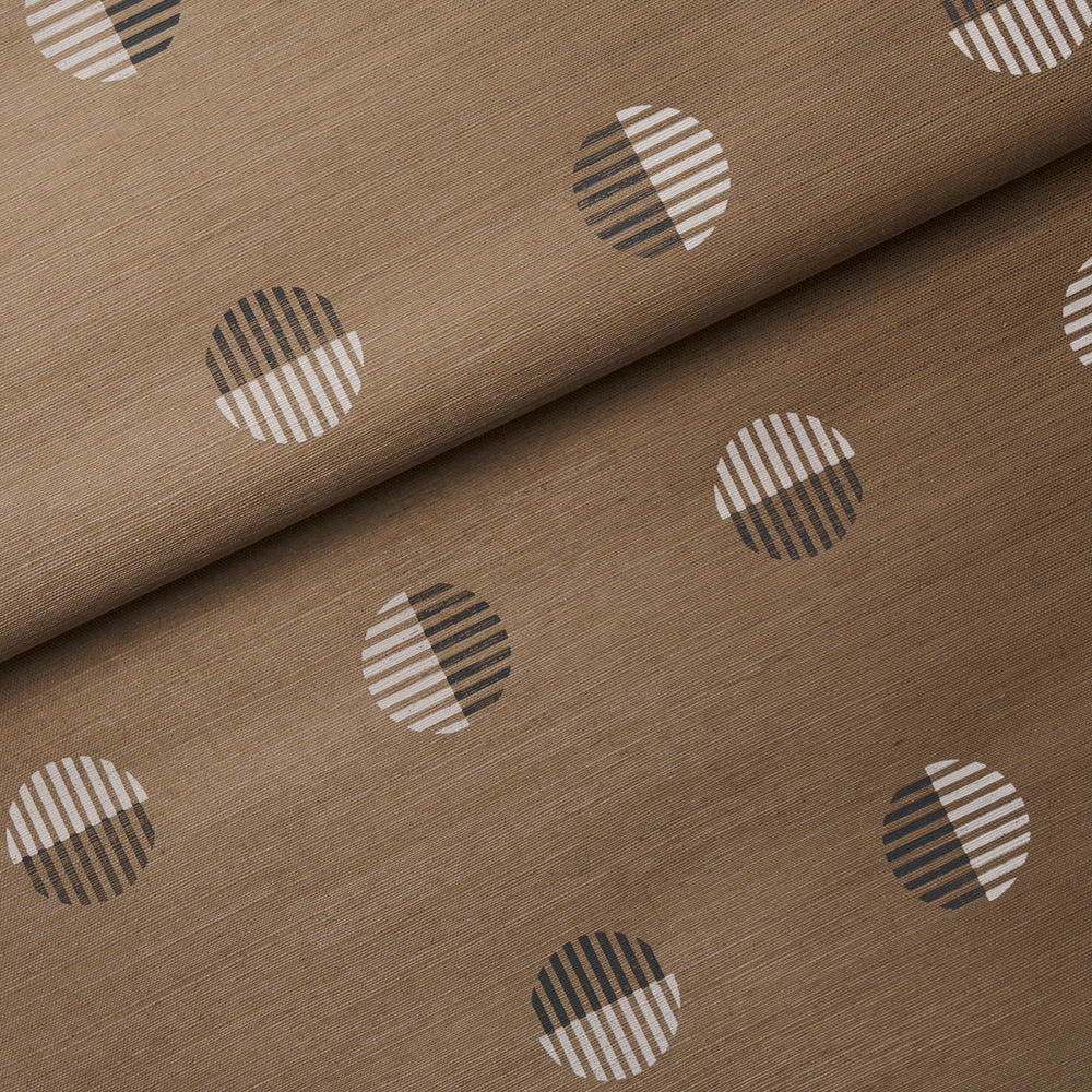 Ando Hand Blocked Sisal | Ivory & Charcoal On Natural