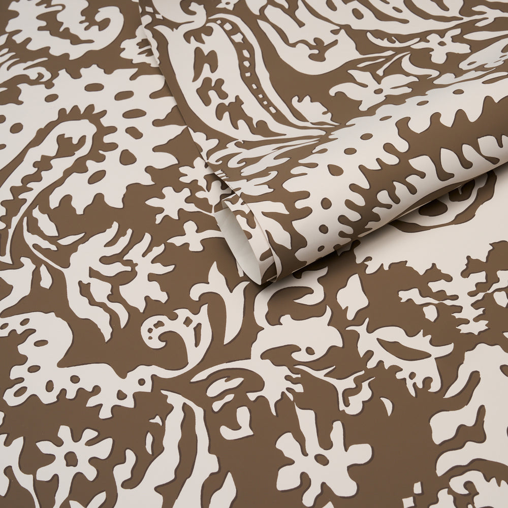 SUFFOLK DAMASK | Brown