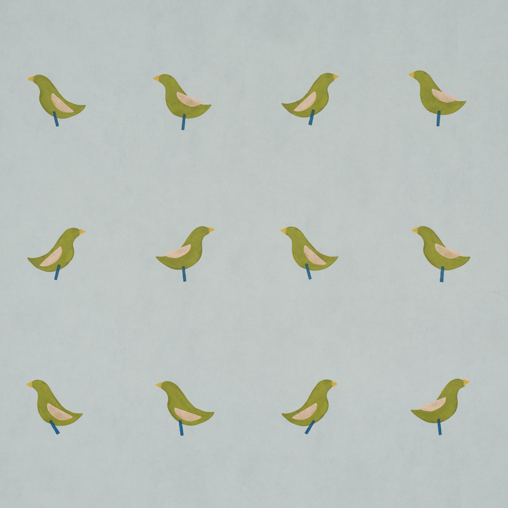 BIRDS PRINT | Green On Sky
