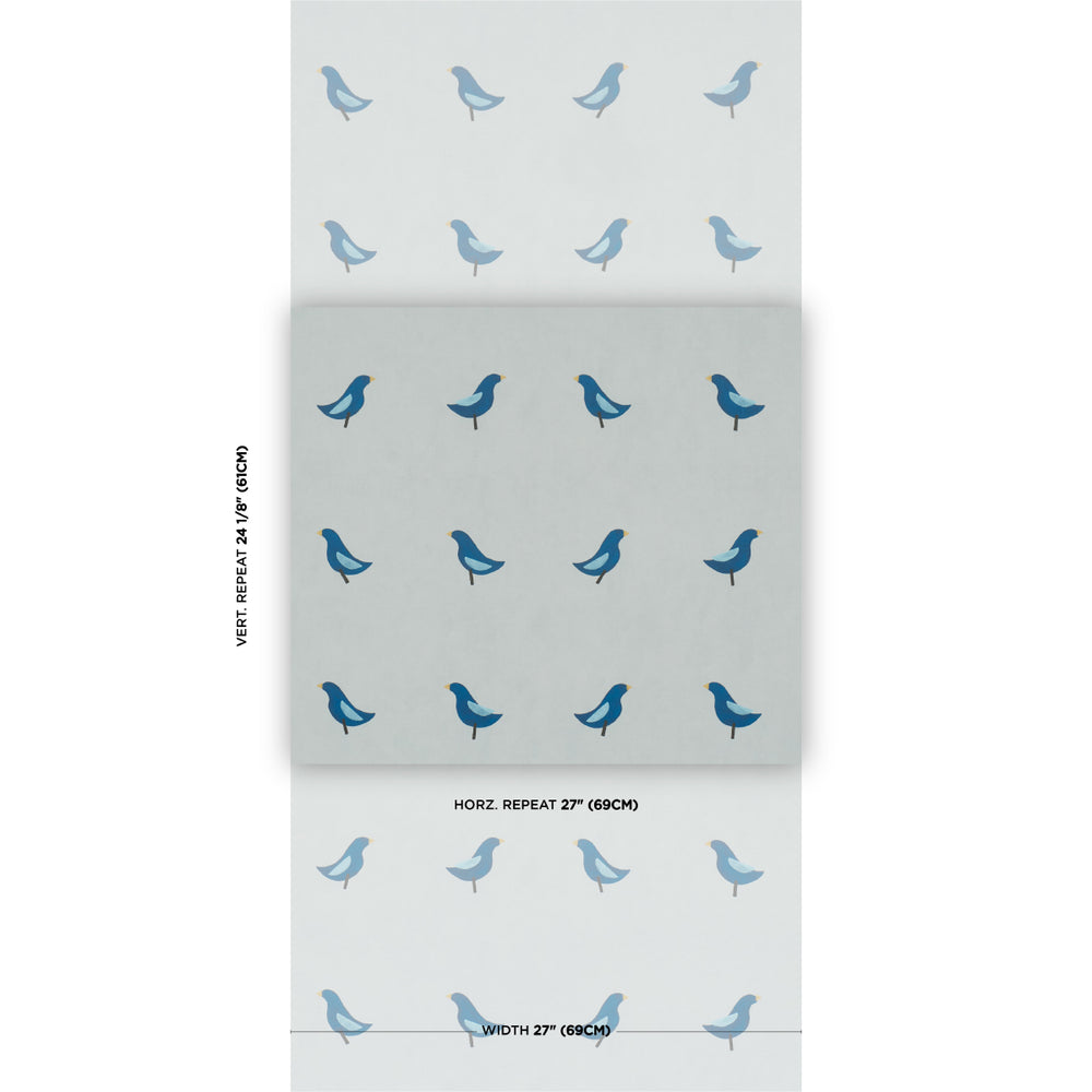 BIRDS PRINT | Navy On Sky