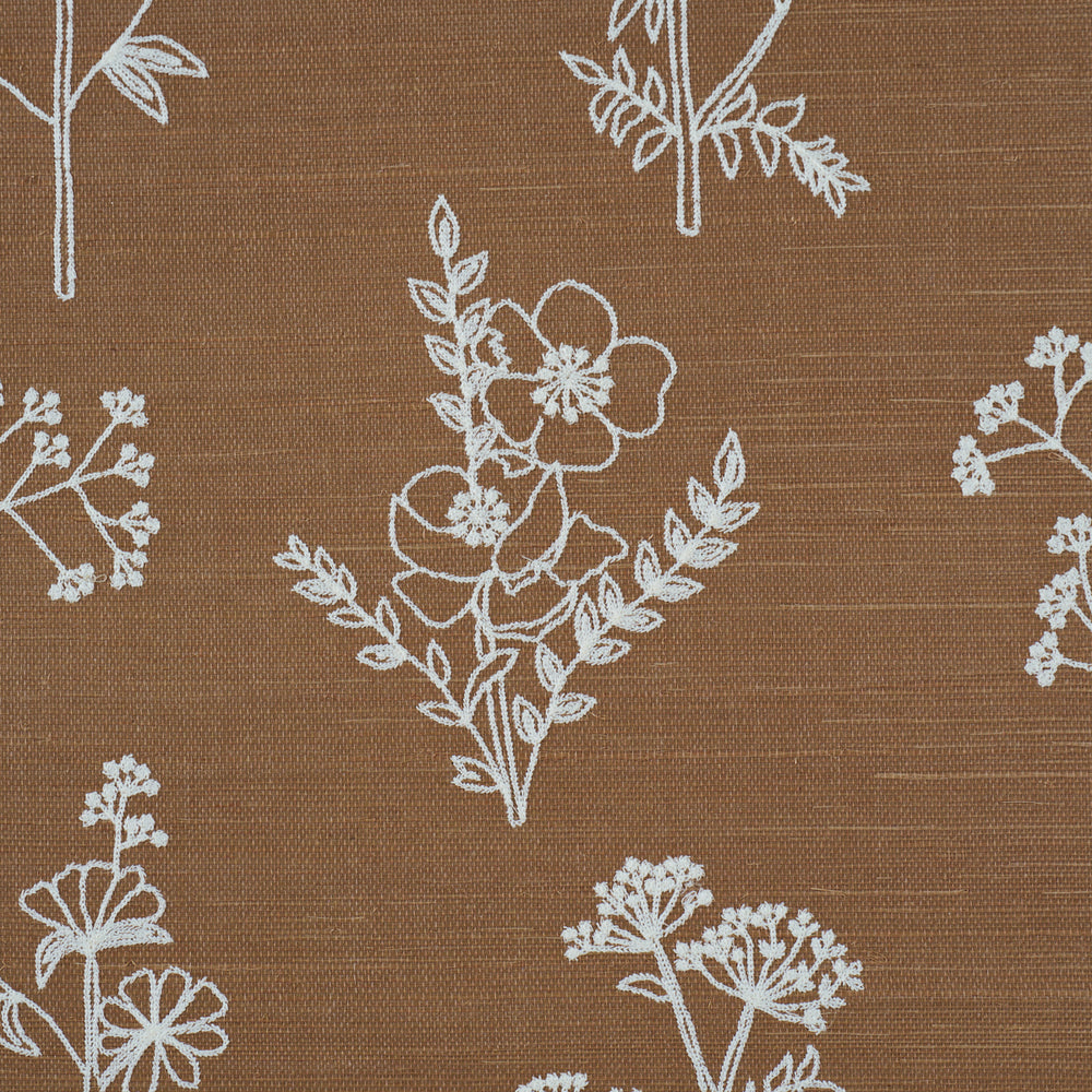 Lisbeth Embroidered Sisal | Brown