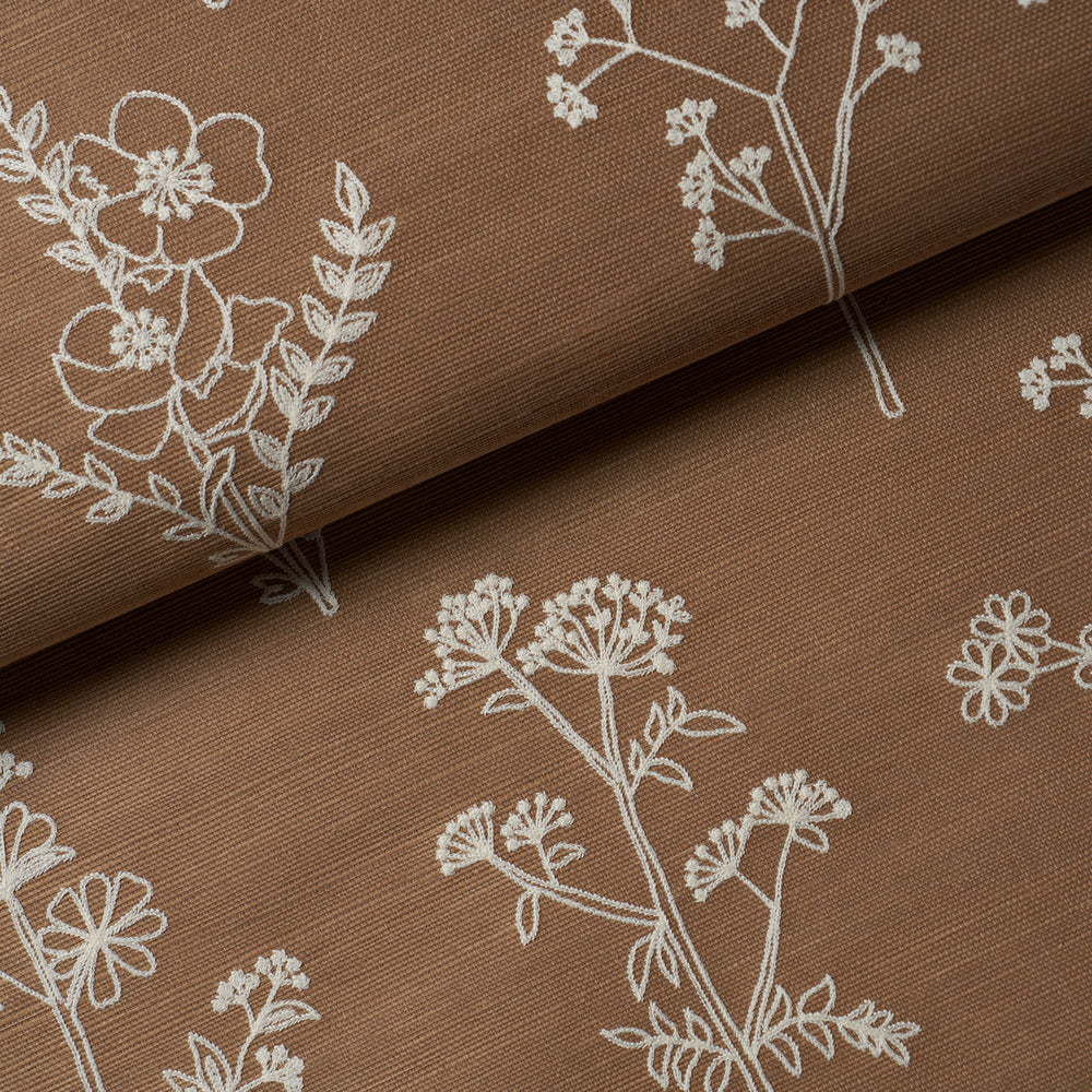 Lisbeth Embroidered Sisal | Brown