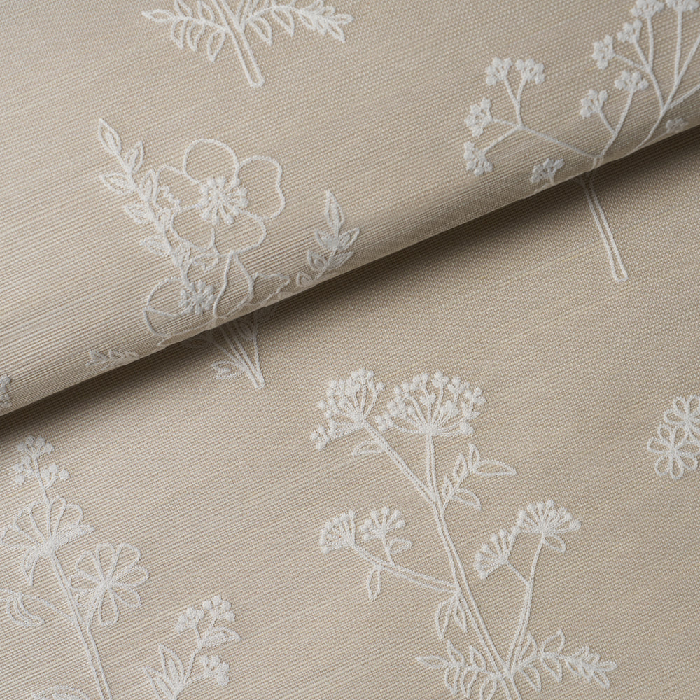 Lisbeth Embroidered Sisal | Pearl