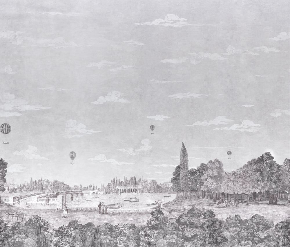 PROMENADE 4 PANEL SET | Grisaille