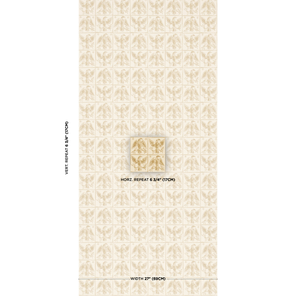 BARTON'S EAGLE HAND PRINT | Yellow